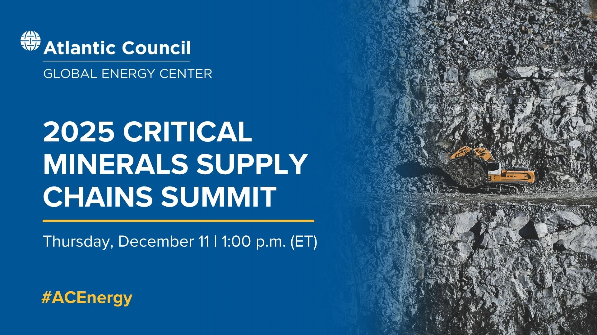 2025 Critical Minerals Supply Chains Summit